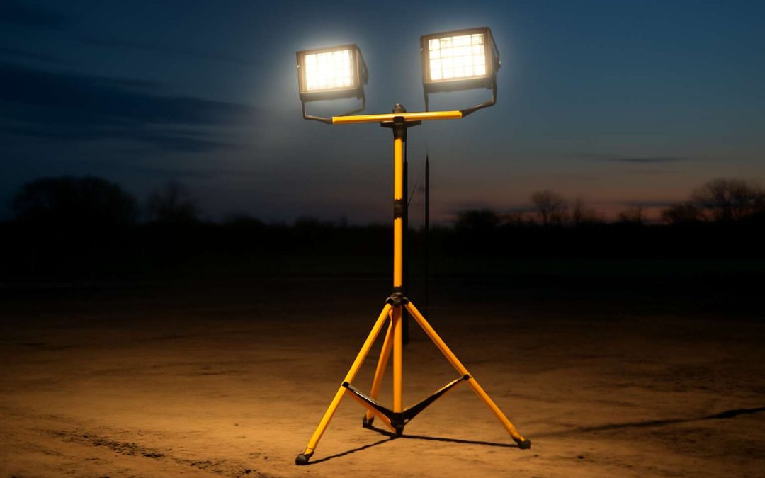 led flood lights tripod