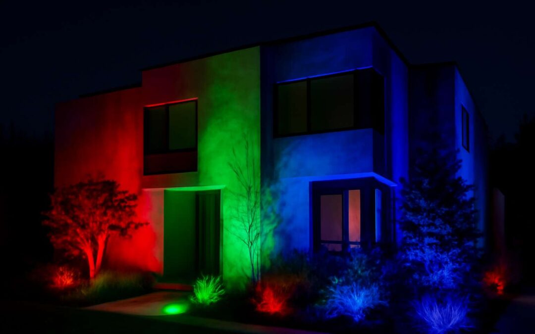 Transform your outdoor space with flood lights rgb for bold, color-changing illumination