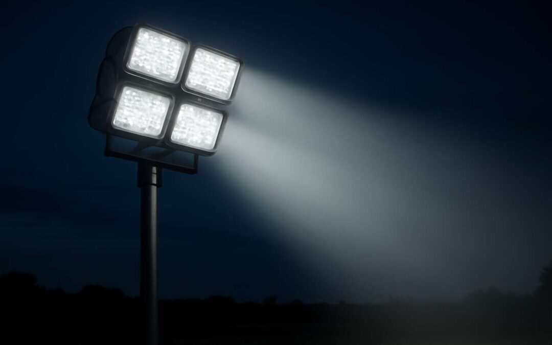 Epic flood lights 3d model for architectural visualization and stunning renders