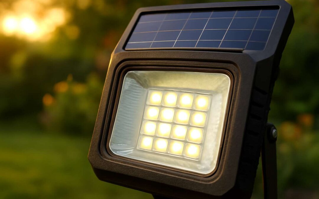 Illuminate your nights with solar flood lights makro for boosted security and savings