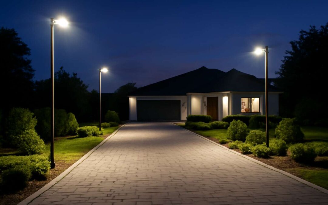 flood lights driveway
